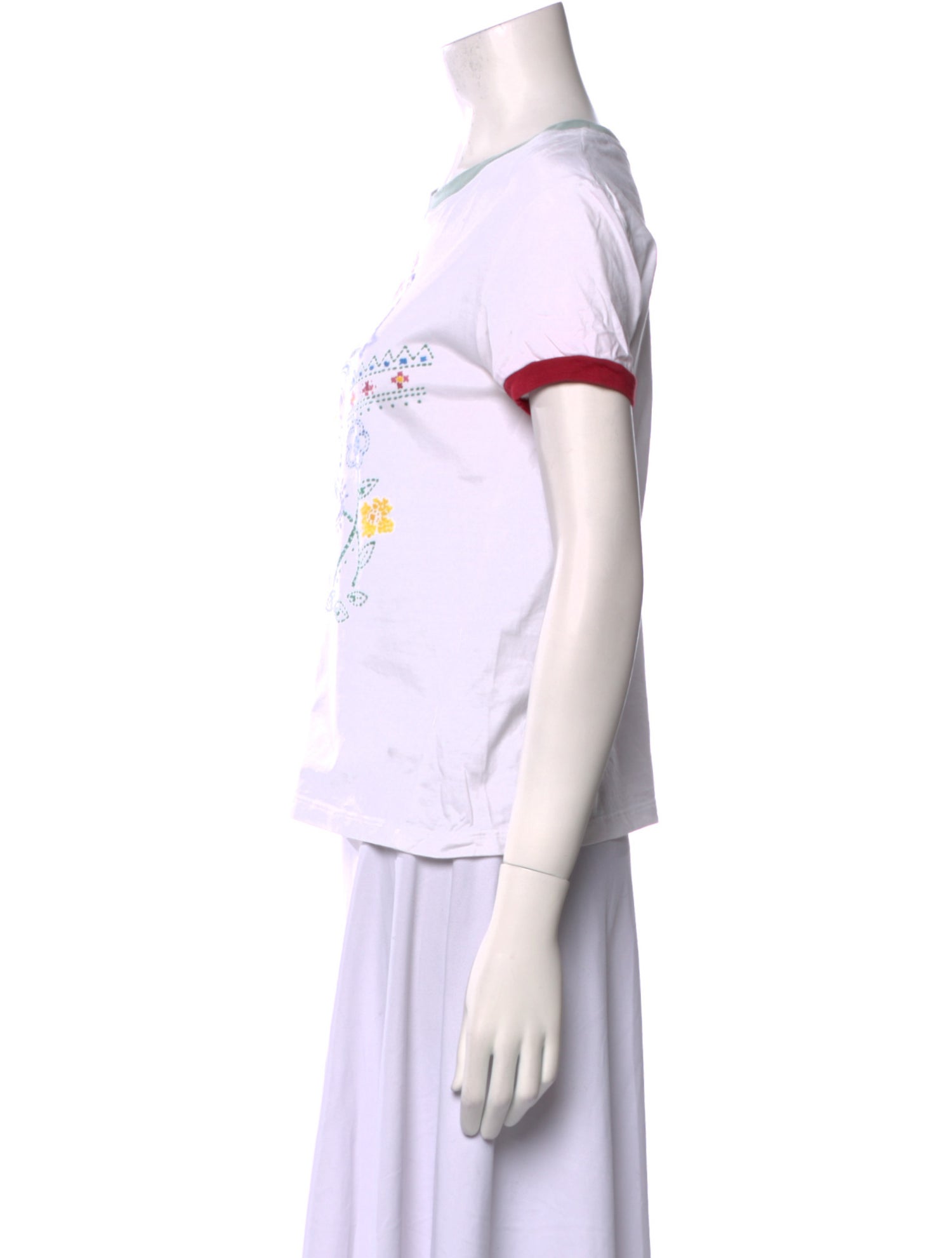 Valentino Graphic Print Crew Neck T-Shirt