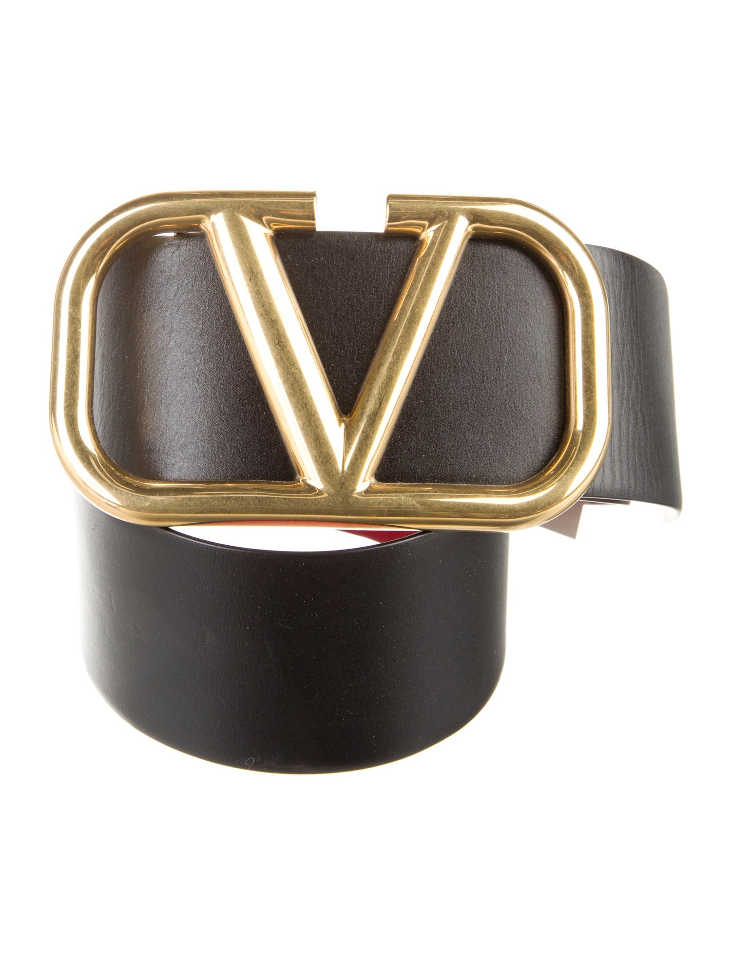 Valentino Wide Leather Belt