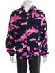 Valentino Camouflage Print Mock Neck Hoodie