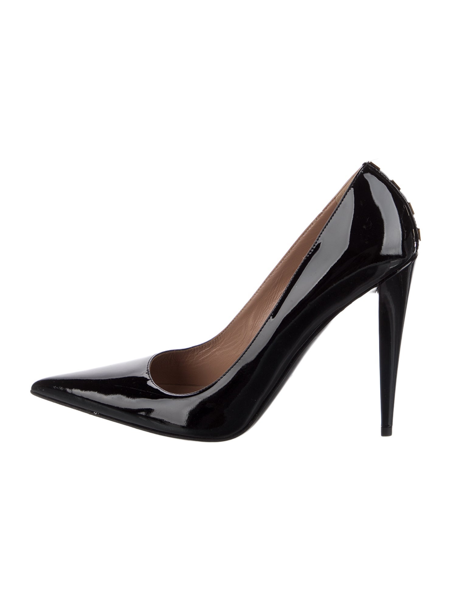 Valentino Rockstud Accents Patent Leather Pumps