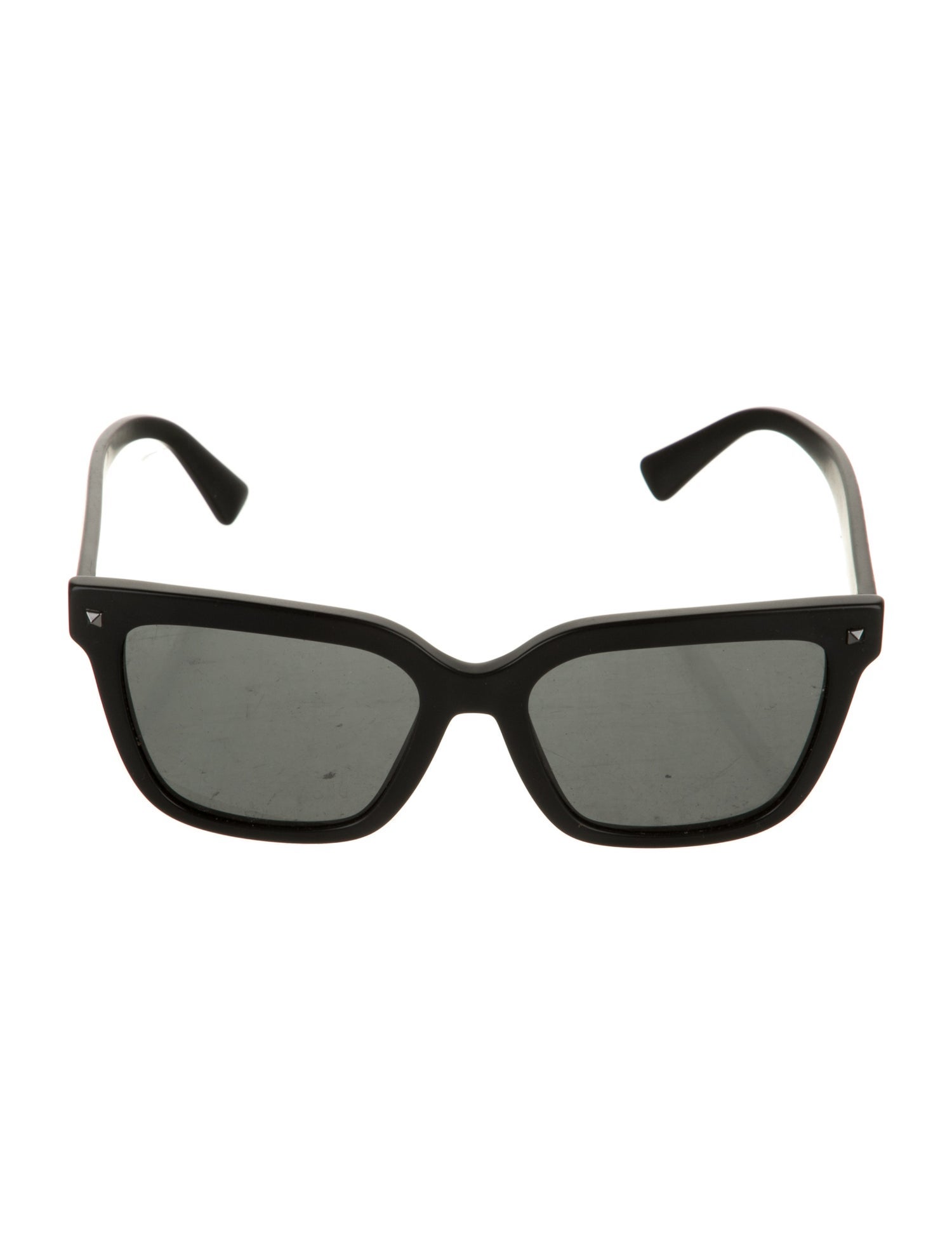 Valentino Rockstud Accents Wayfarer Sunglasses