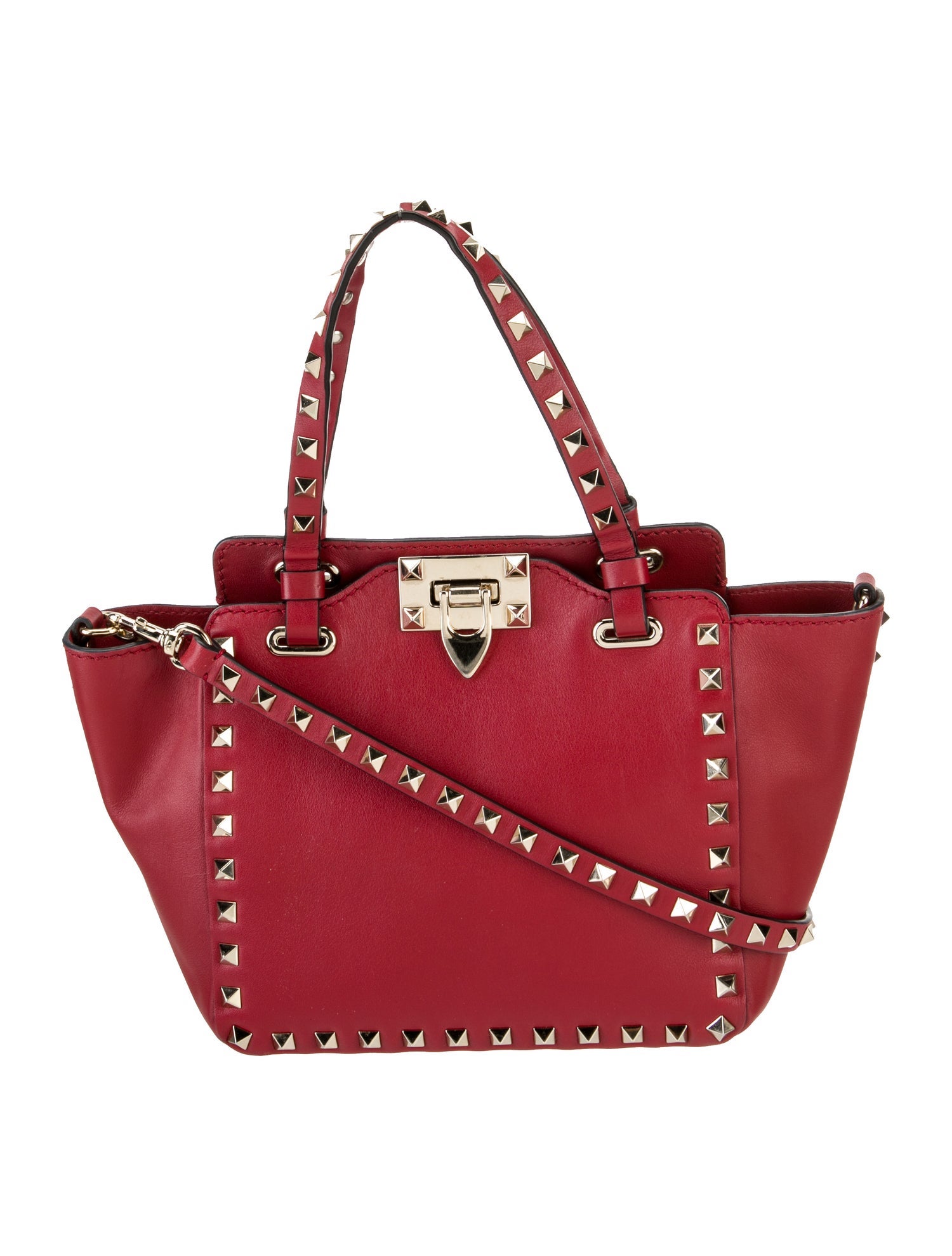 Valentino Leather Top Handle Bag