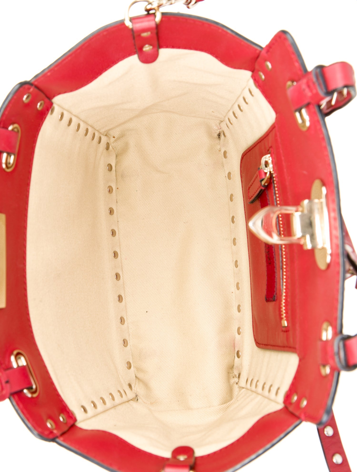 Valentino Leather Top Handle Bag