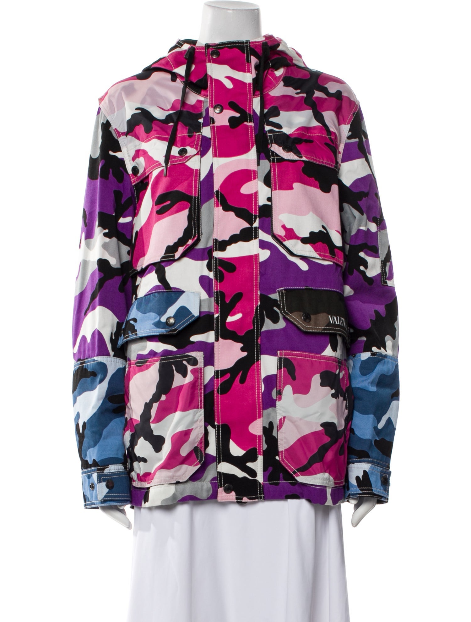 Valentino Printed Utility Jacket