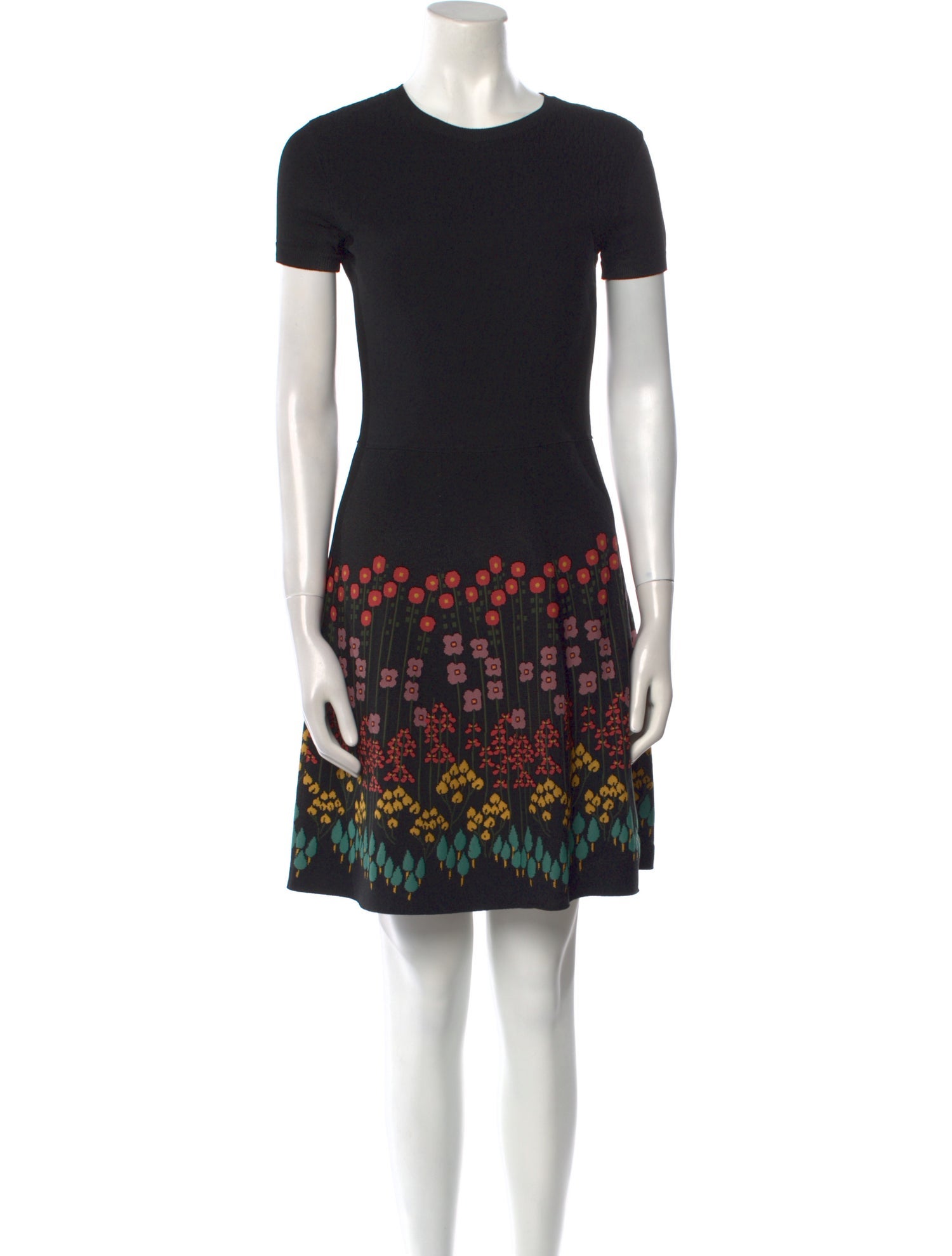 Valentino Printed Knee-Length Dress