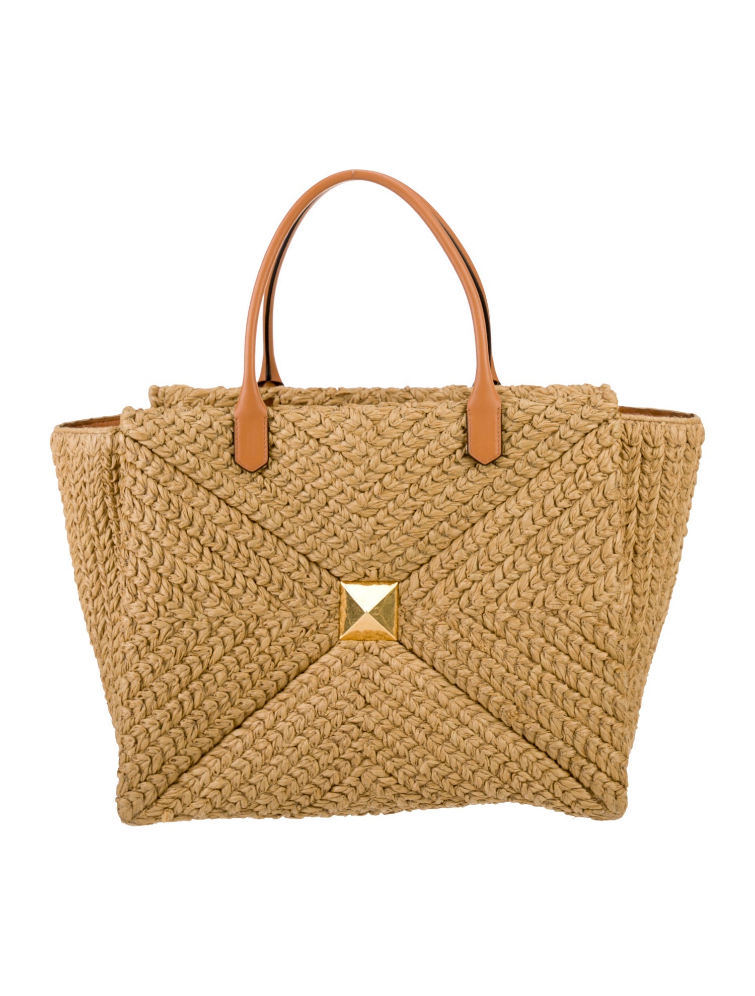 Valentino Raffia Tote