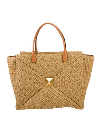 Valentino Raffia Tote
