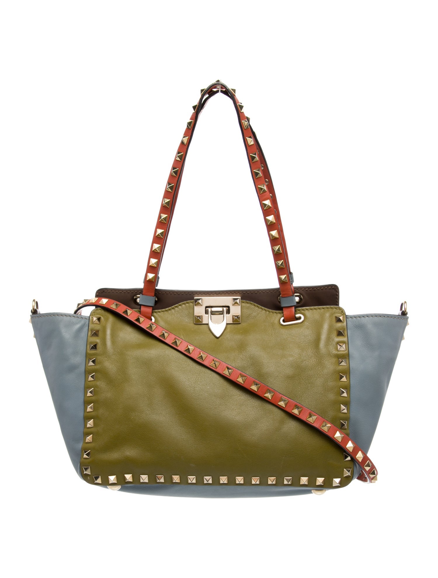 Valentino Rockstud Top Handle Bag