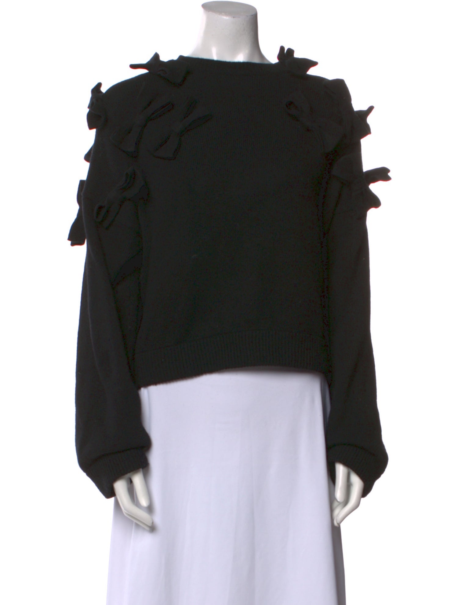 Valentino Virgin Wool Mock Neck Sweater