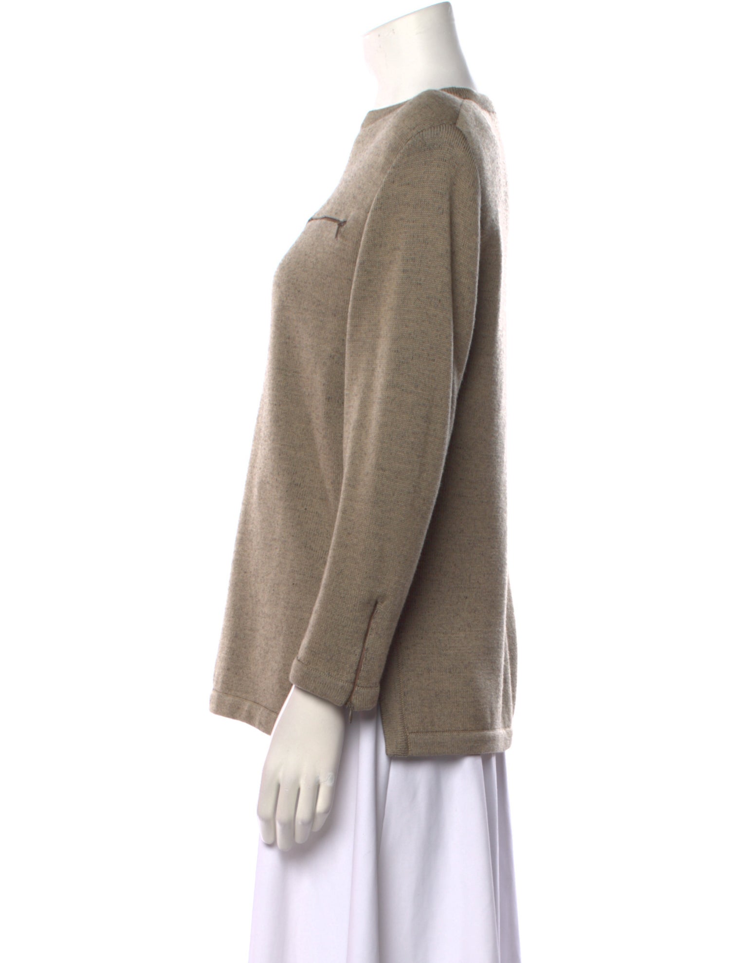 Valentino Cashmere Bateau Neckline Sweater