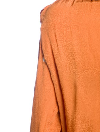 Valentino Long Sleeve Button-Up Top