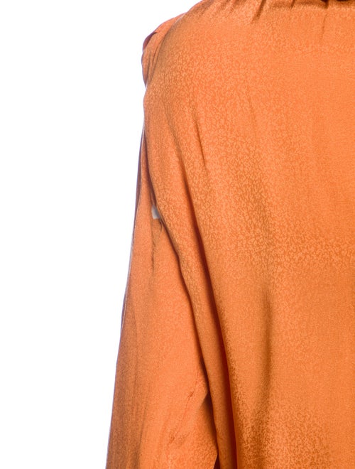 Valentino Long Sleeve Button-Up Top