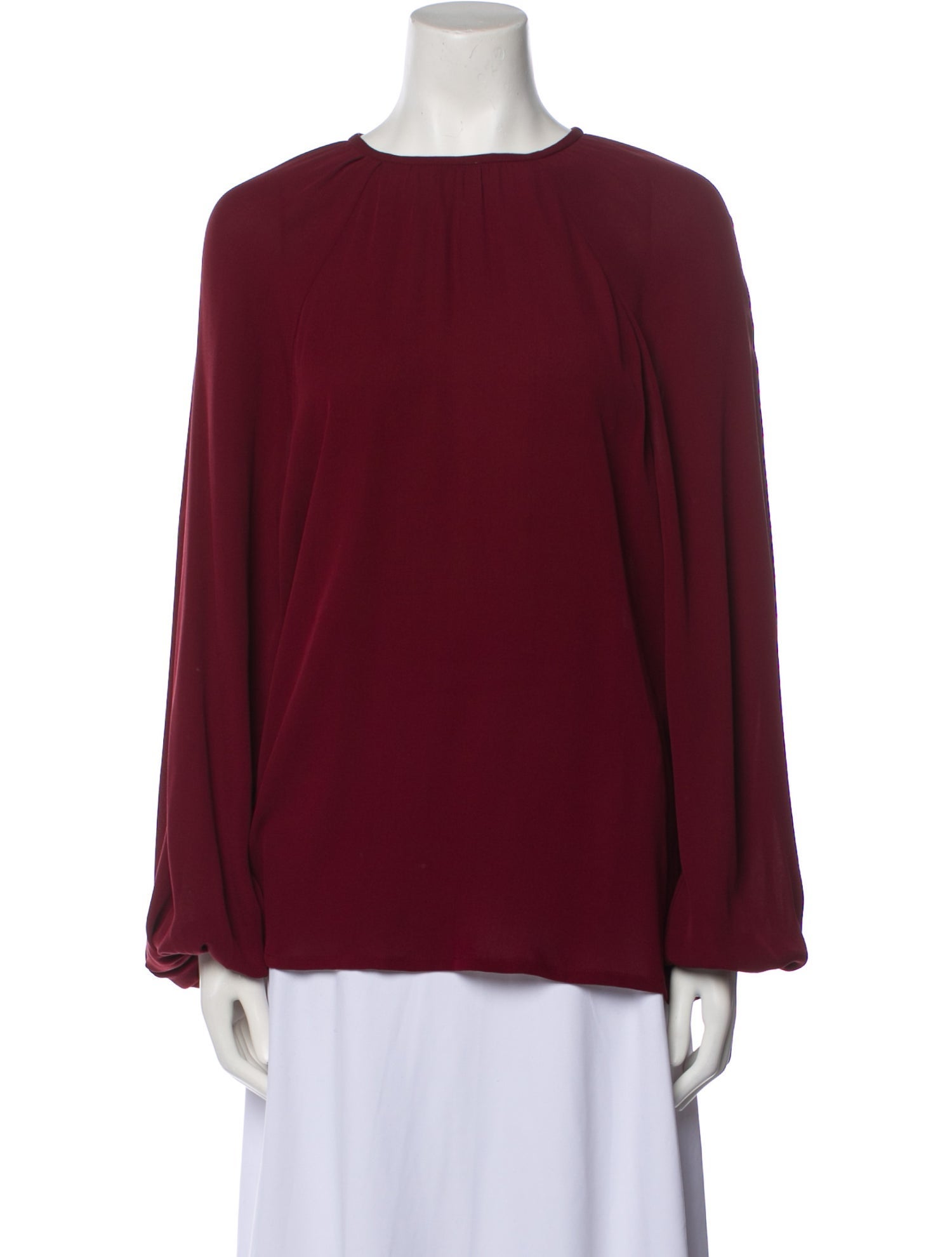 Valentino Silk Crew Neck Blouse