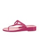Valentino Rockstud Accents Rubber Flip Flops