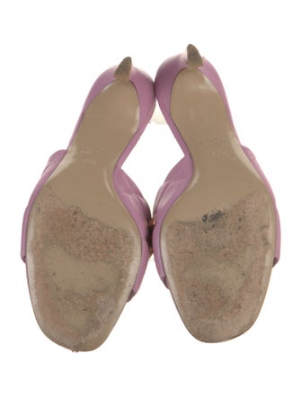 Valentino Rockstud Accents Leather Slides