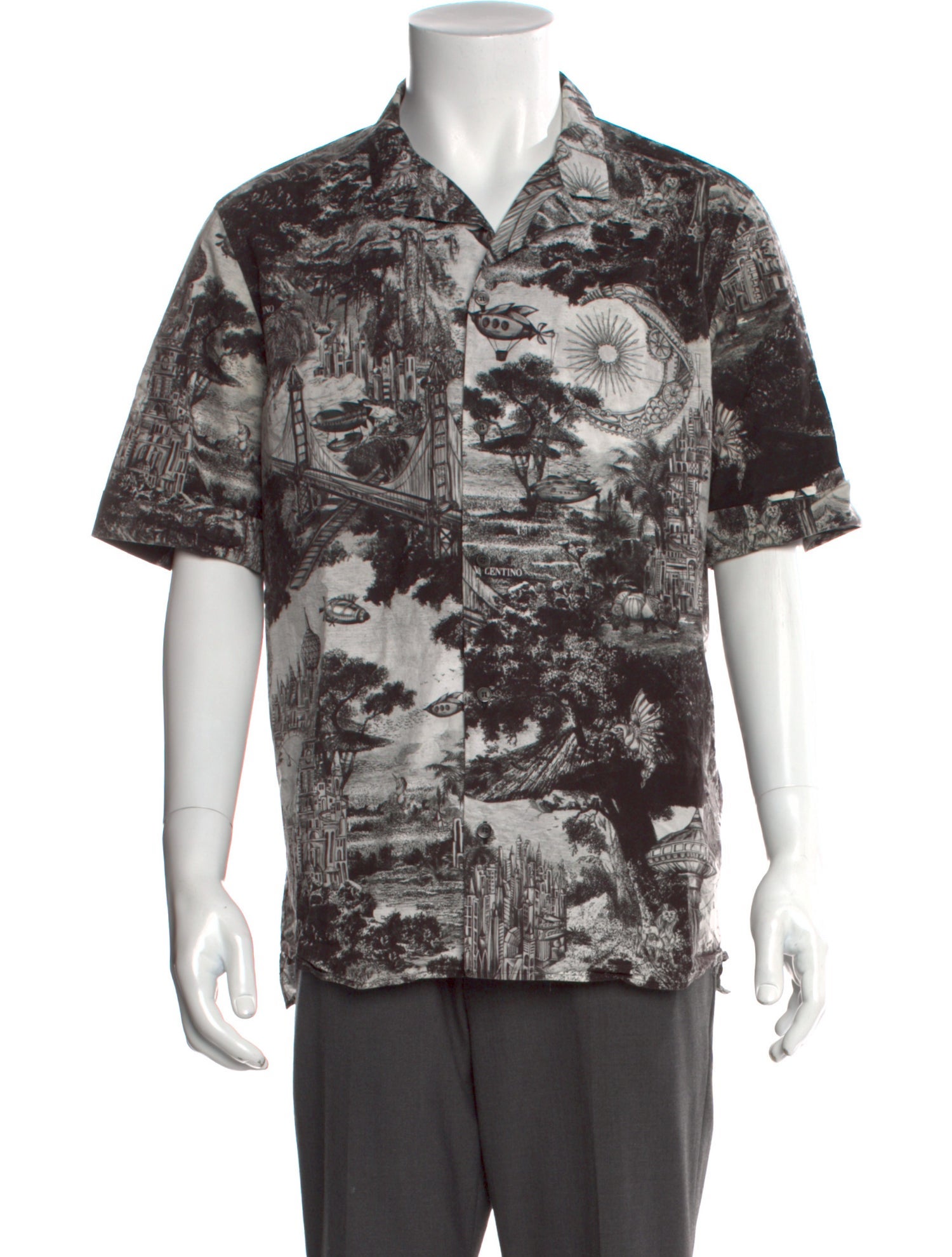 Valentino Printed Short Sleeve Shirt