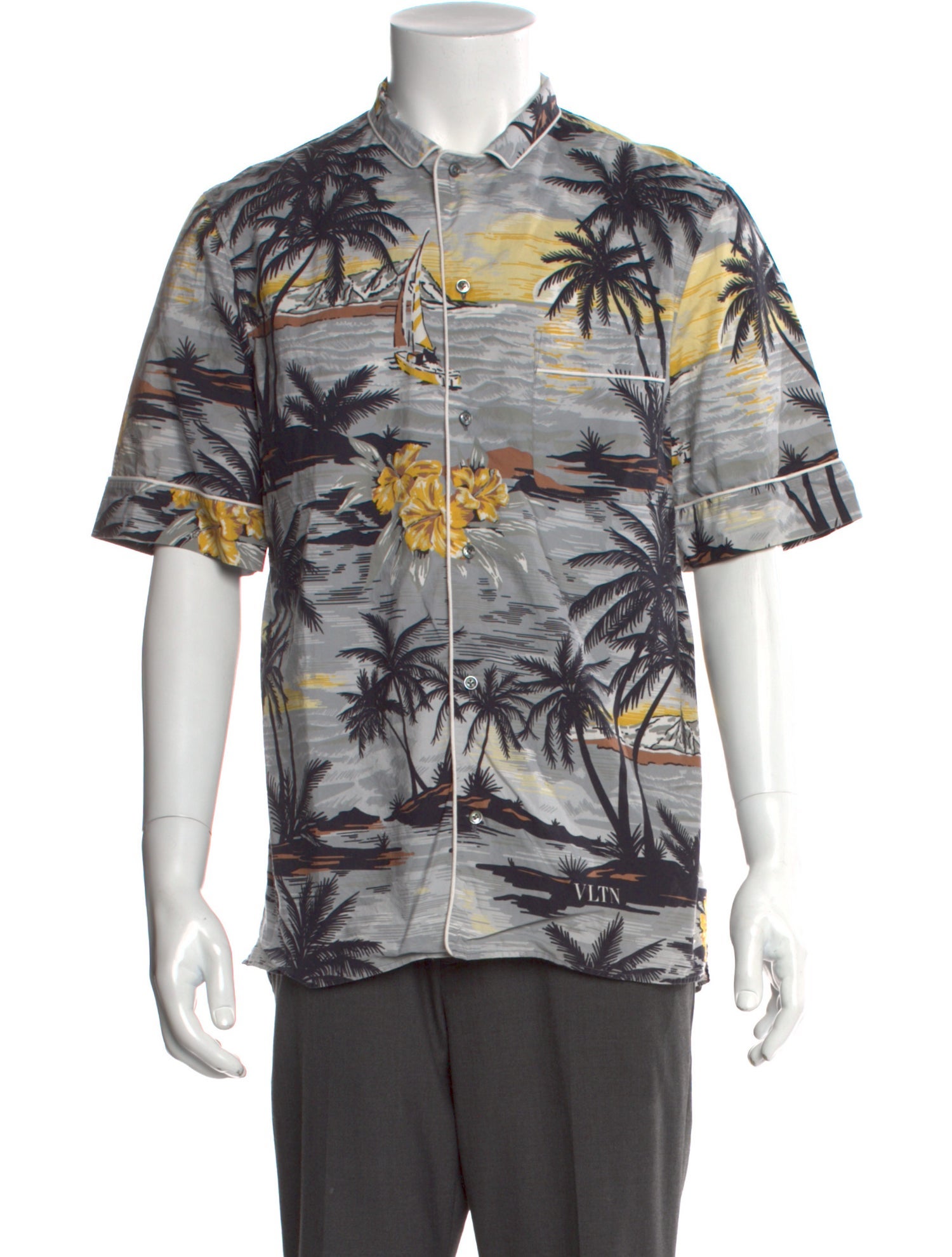 Valentino Printed Short Sleeve Shirt