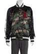 Valentino Camouflage Print Bomber Jacket