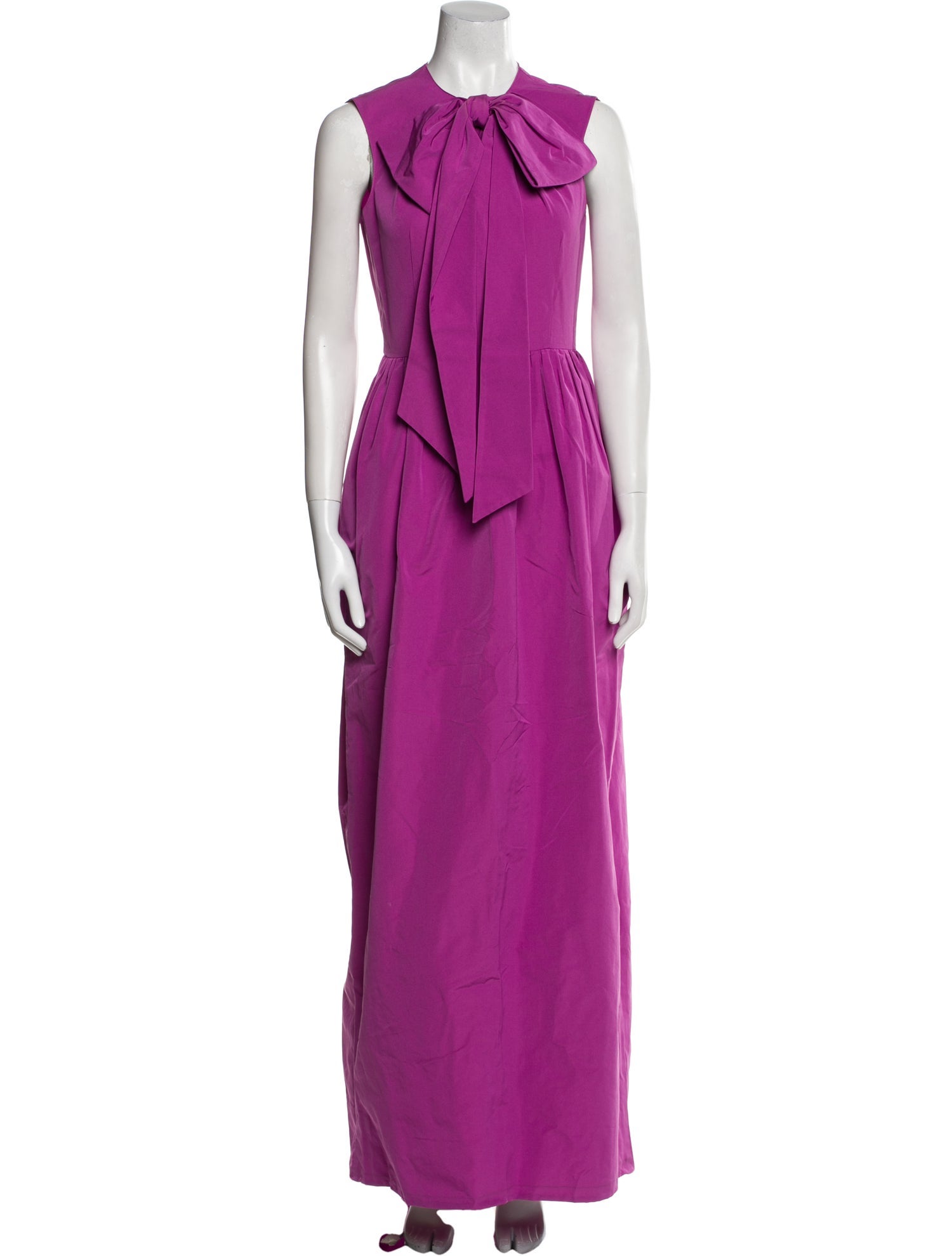 Valentino Crew Neck Long Dress