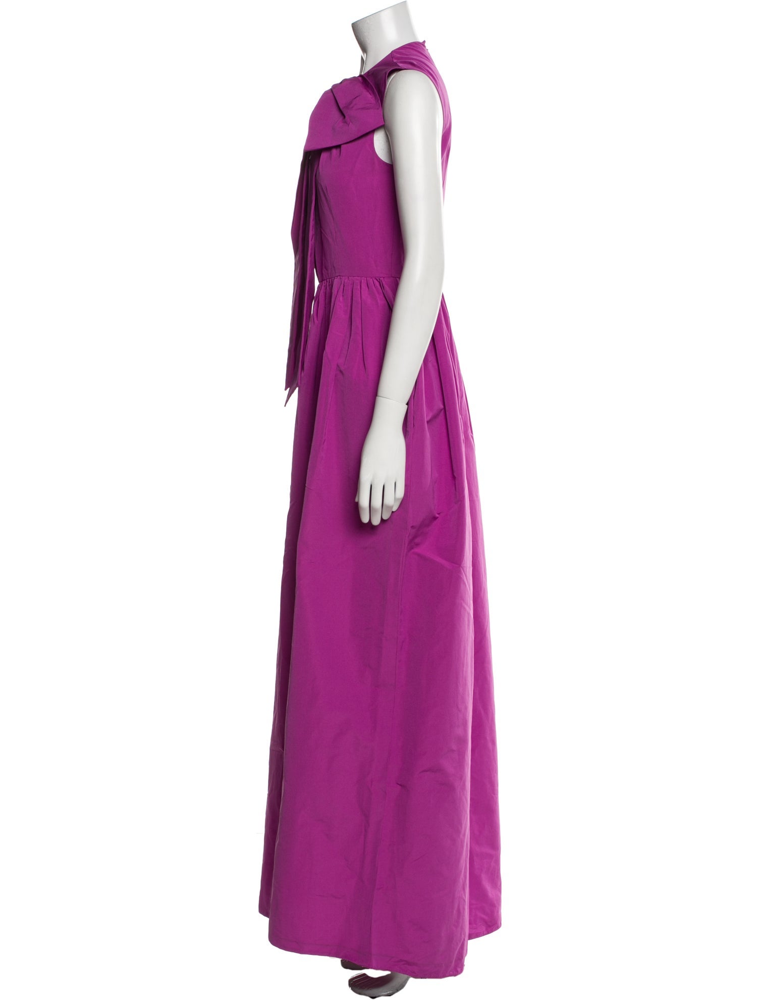 Valentino Crew Neck Long Dress