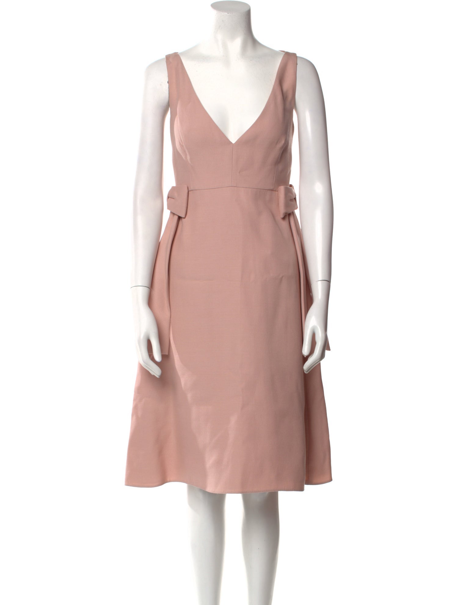 Valentino Virgin Wool Midi Length Dress w/ Tags