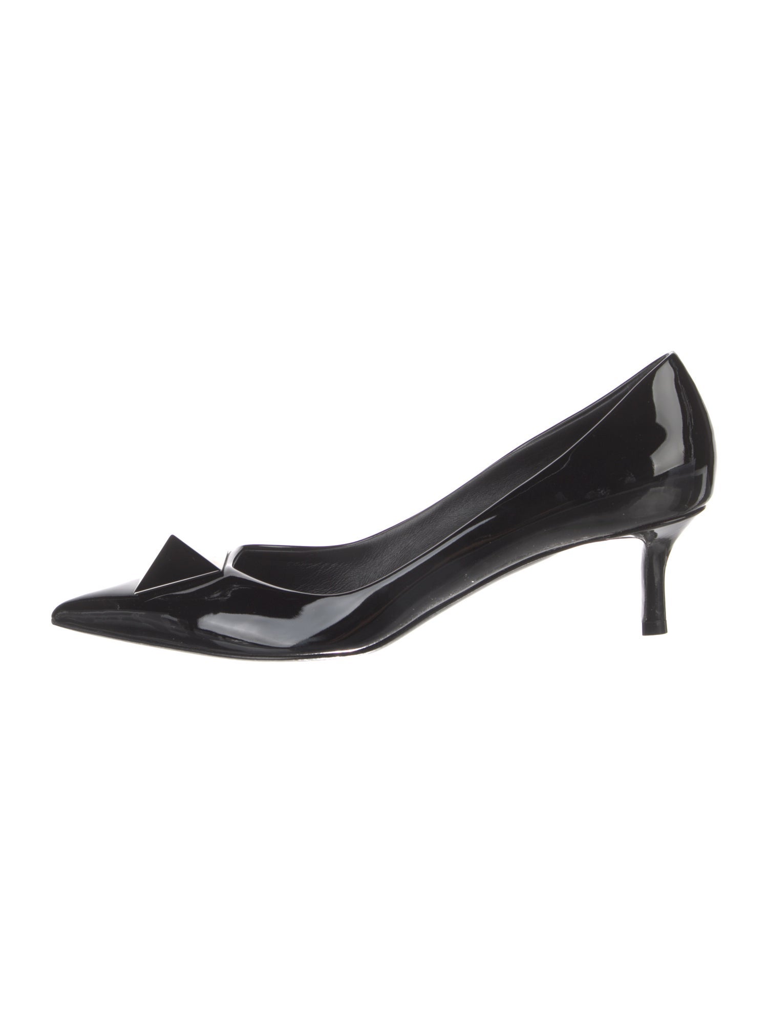 Valentino Rockstud Accents Patent Leather Pumps