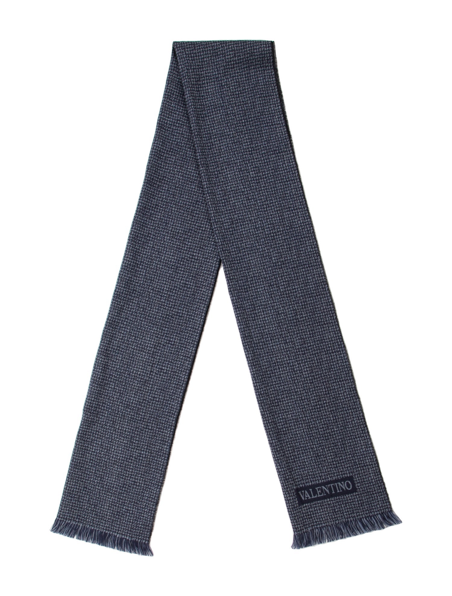 Valentino Wool Printed Scarf w/ Tags