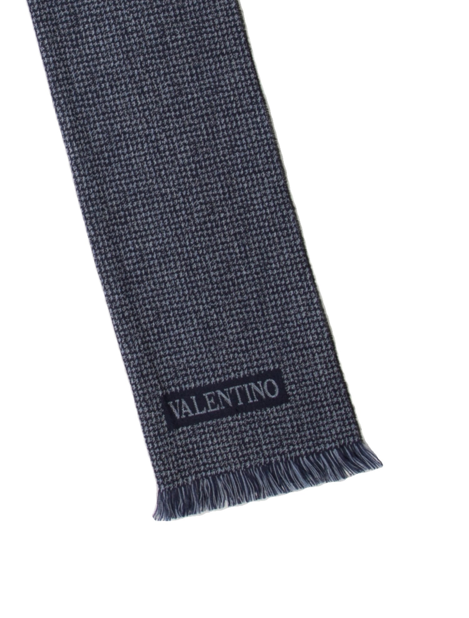 Valentino Wool Printed Scarf w/ Tags