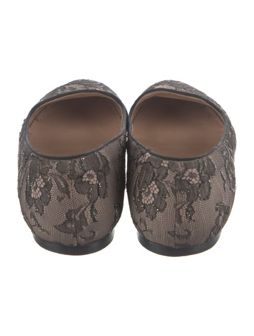 Valentino Lace Lace Pattern Ballet Flats