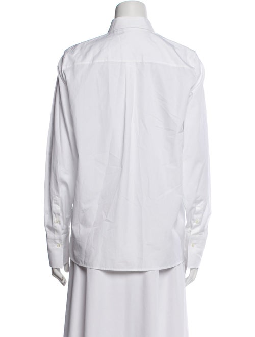 Valentino Long Sleeve Button-Up Top