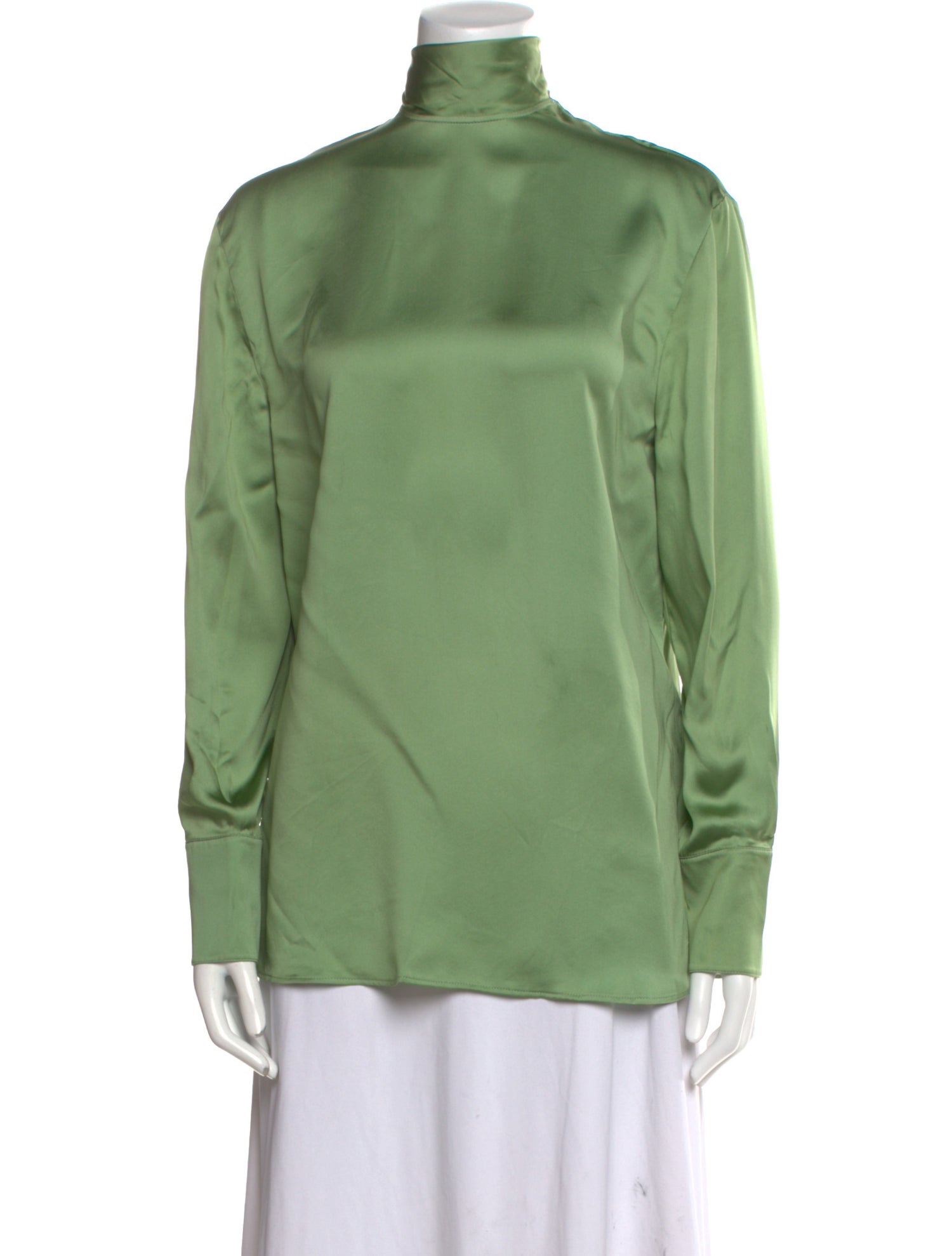 Valentino Silk Mock Neck Sweatshirt