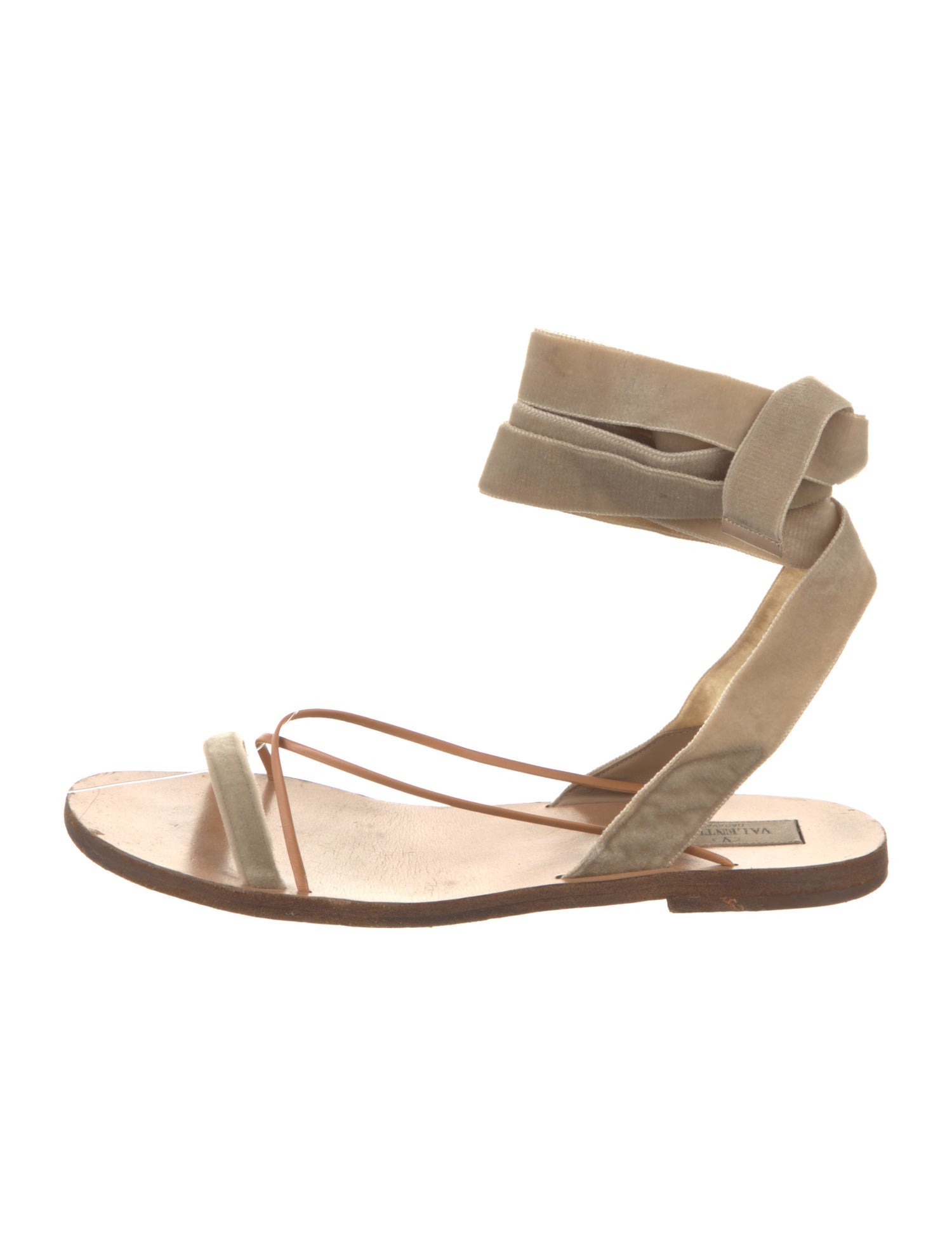 Valentino Velvet Sandals