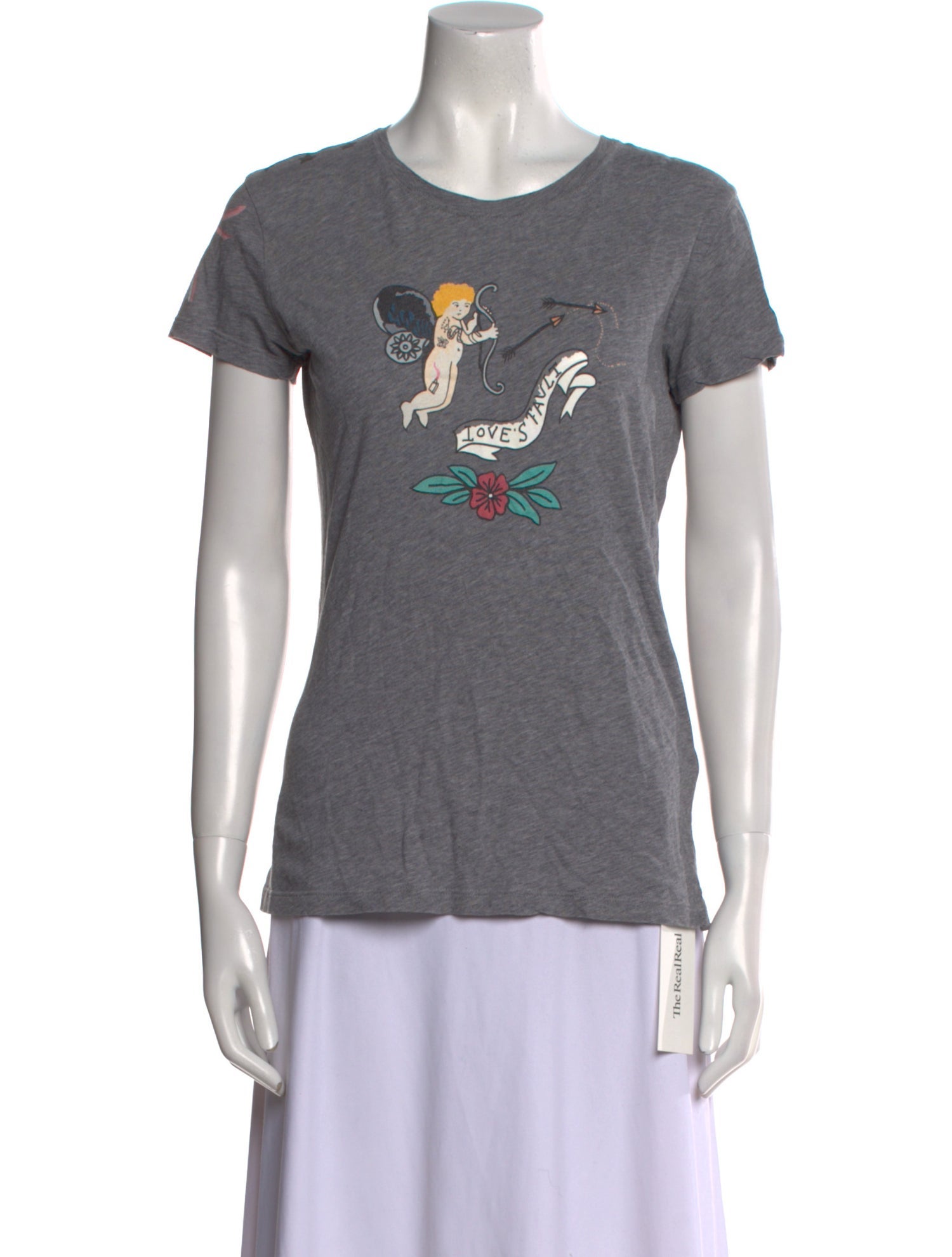 Valentino Graphic Print Crew Neck T-Shirt