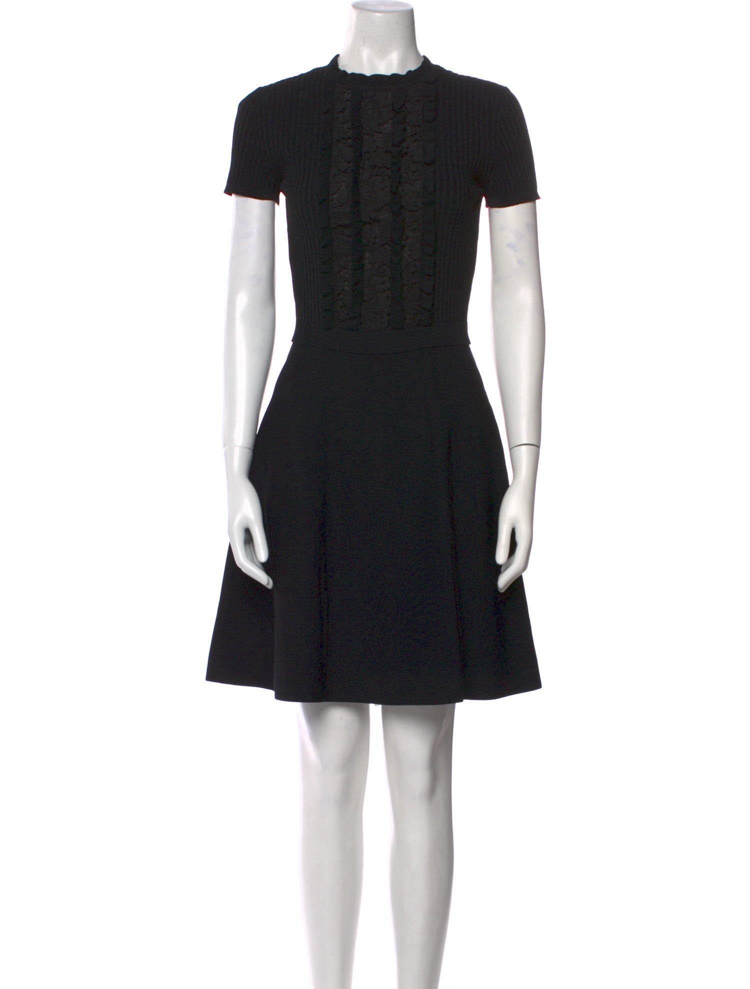 Valentino Crew Neck Knee-Length Dress