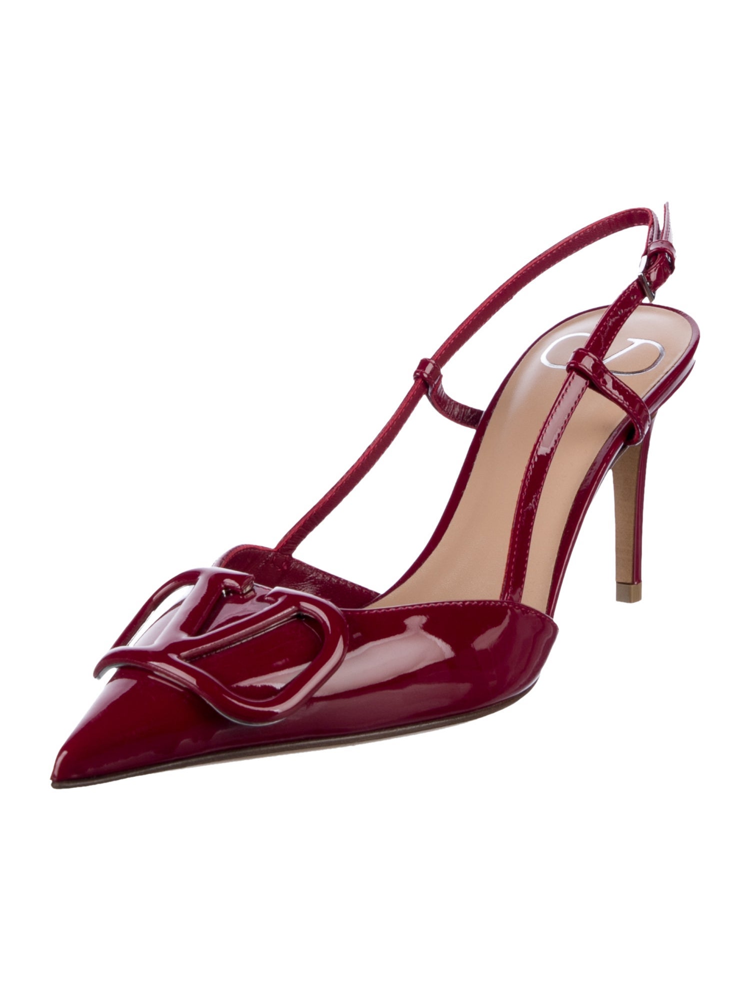 Valentino Patent Leather Slingback Pumps