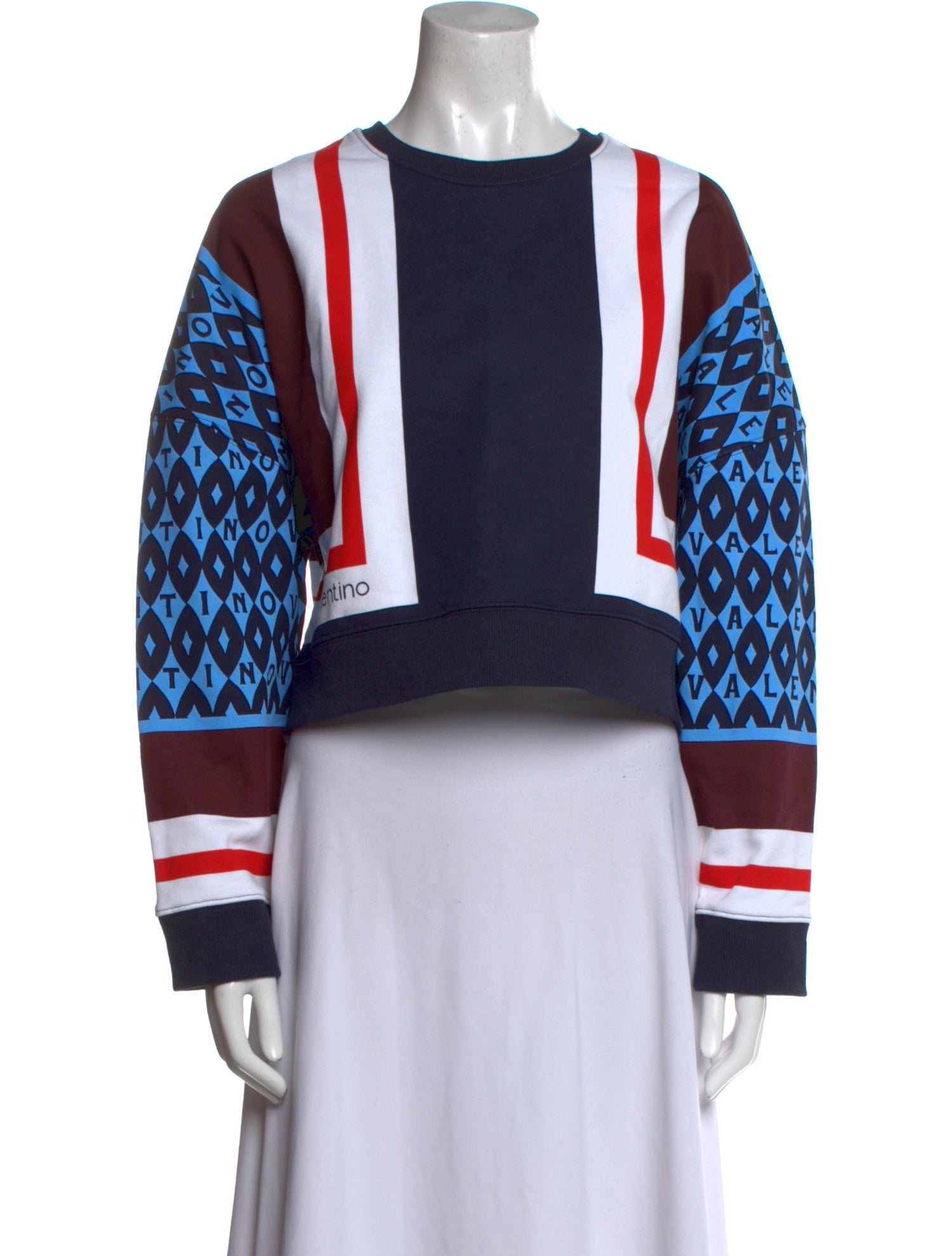 Valentino Printed Crew Neck Sweatshirt