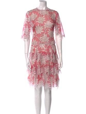 Valentino Silk Knee-Length Dress