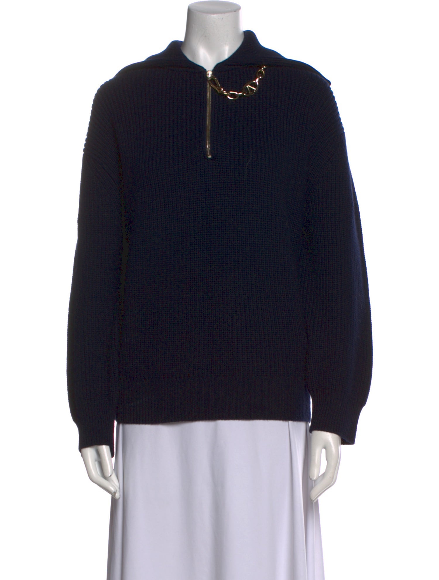 Valentino Virgin Wool Crew Neck Sweater