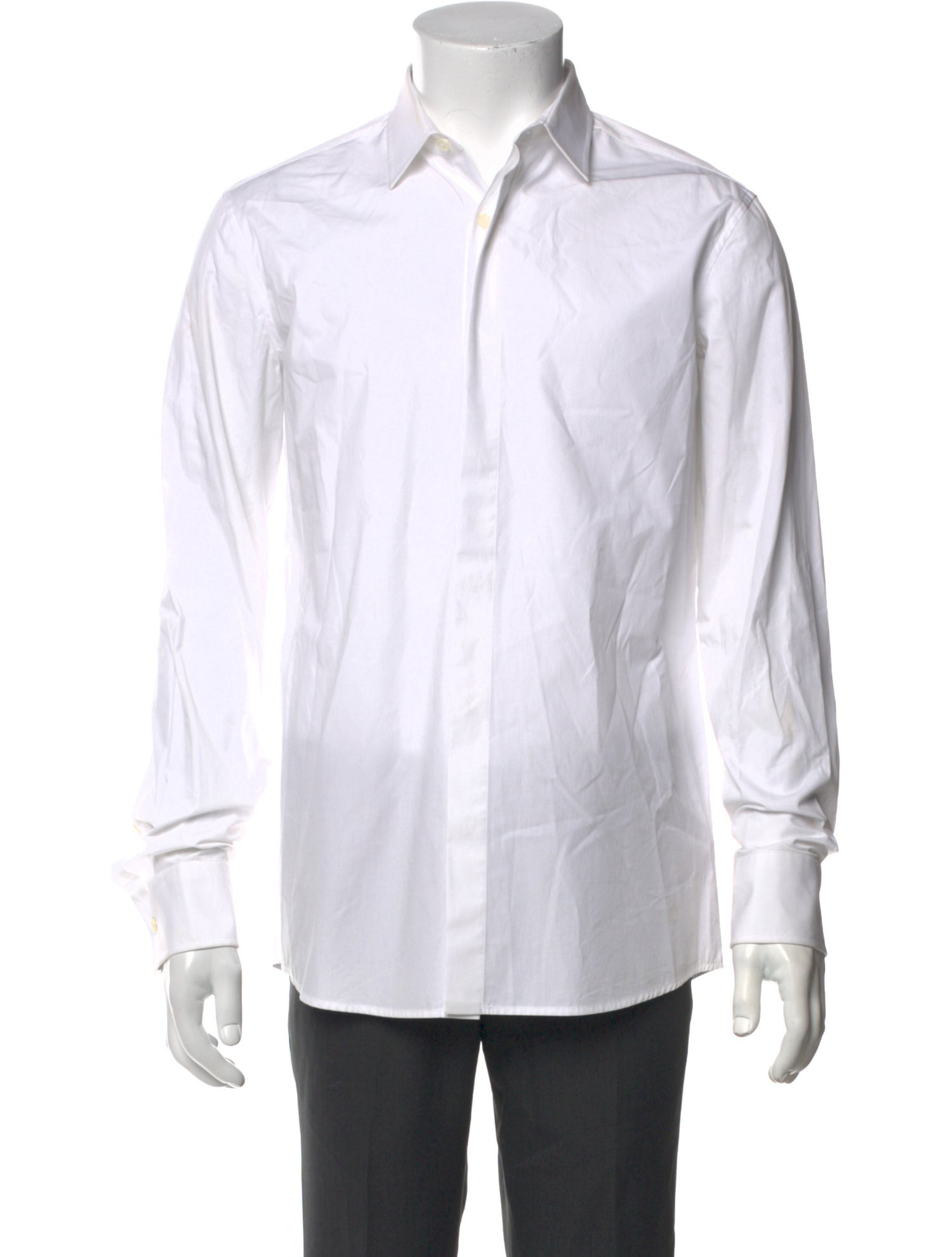 Valentino Rockstud Accents Long Sleeve Dress Shirt