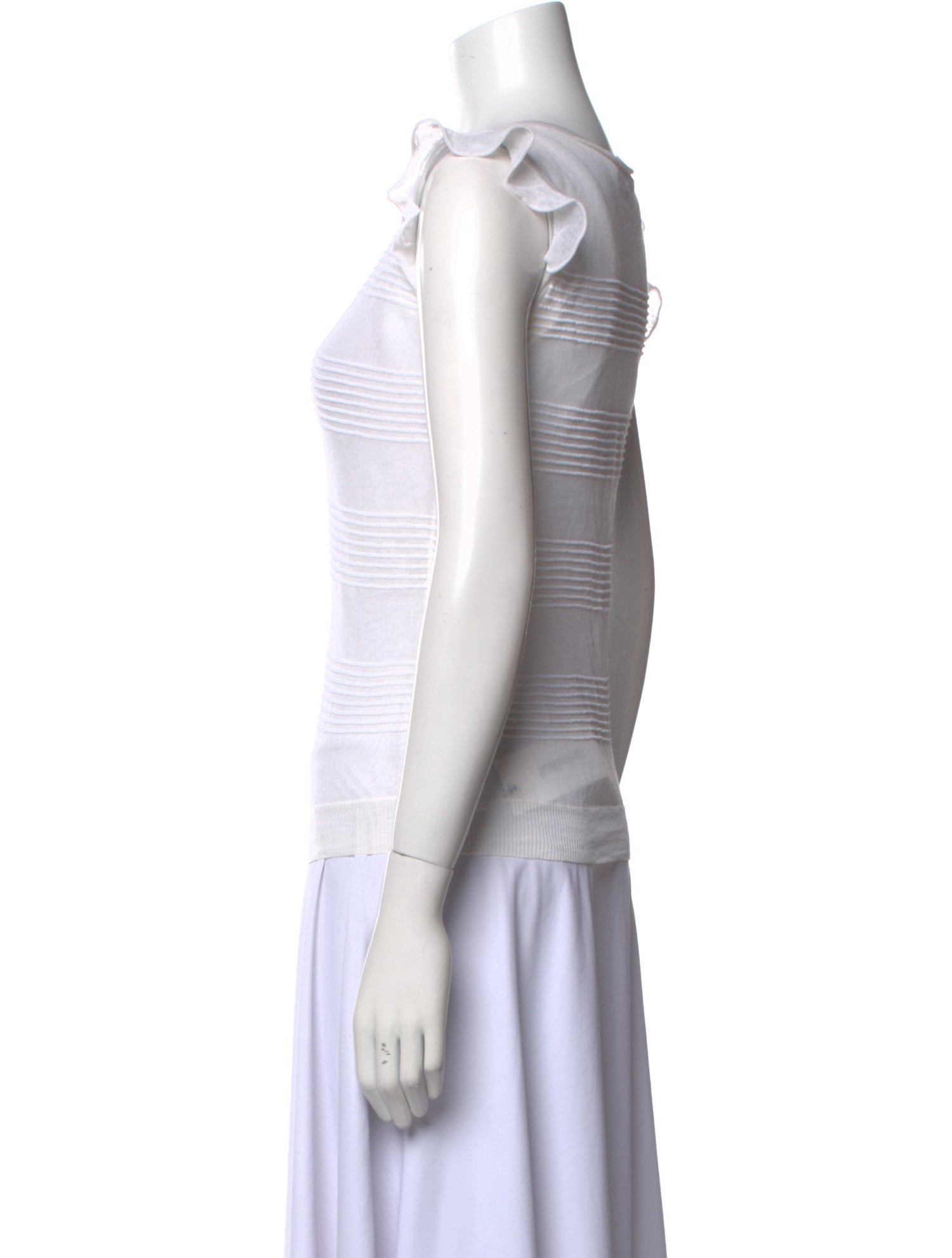 Valentino Crew Neck Sleeveless Top