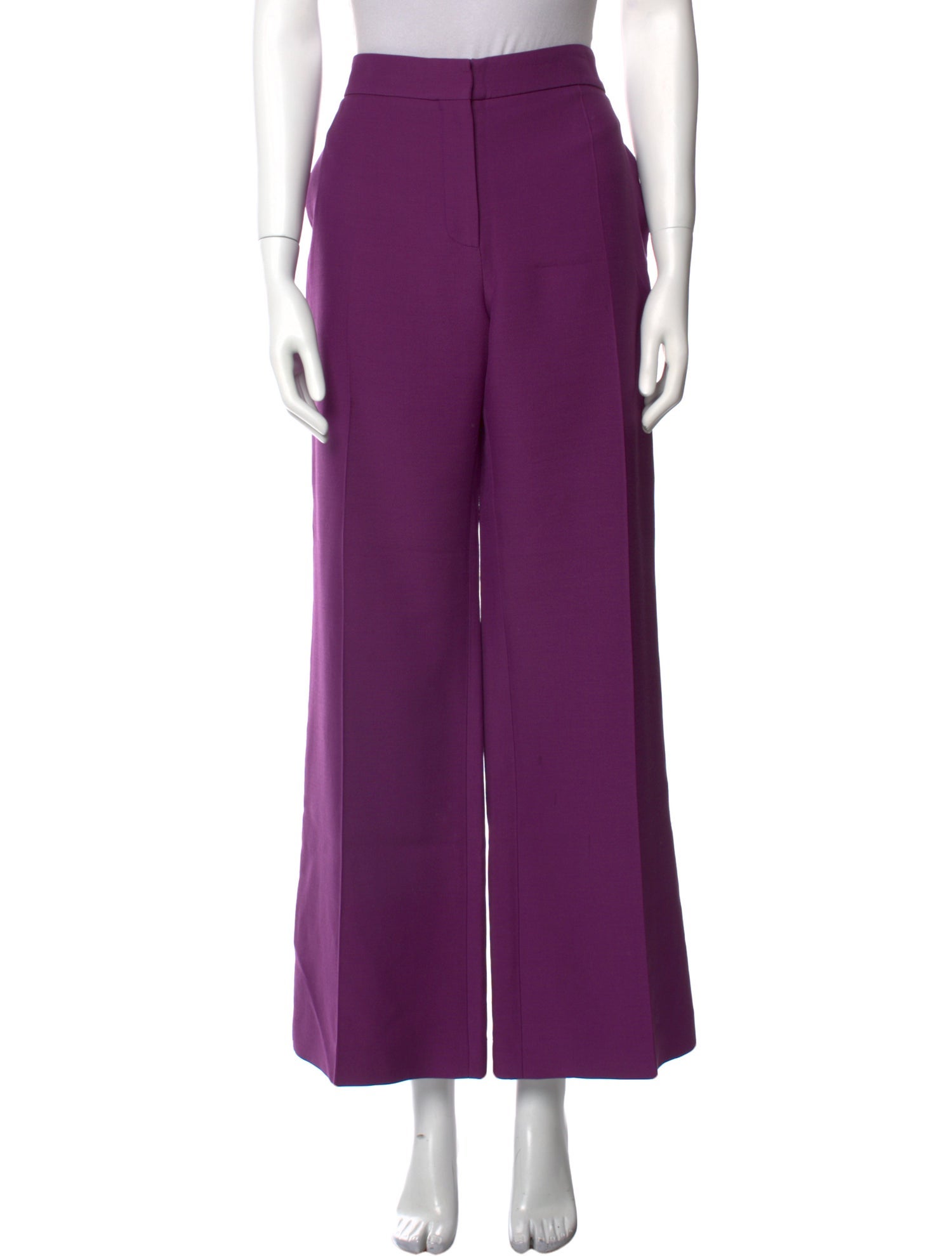 Valentino Virgin Wool Wide Leg Pants