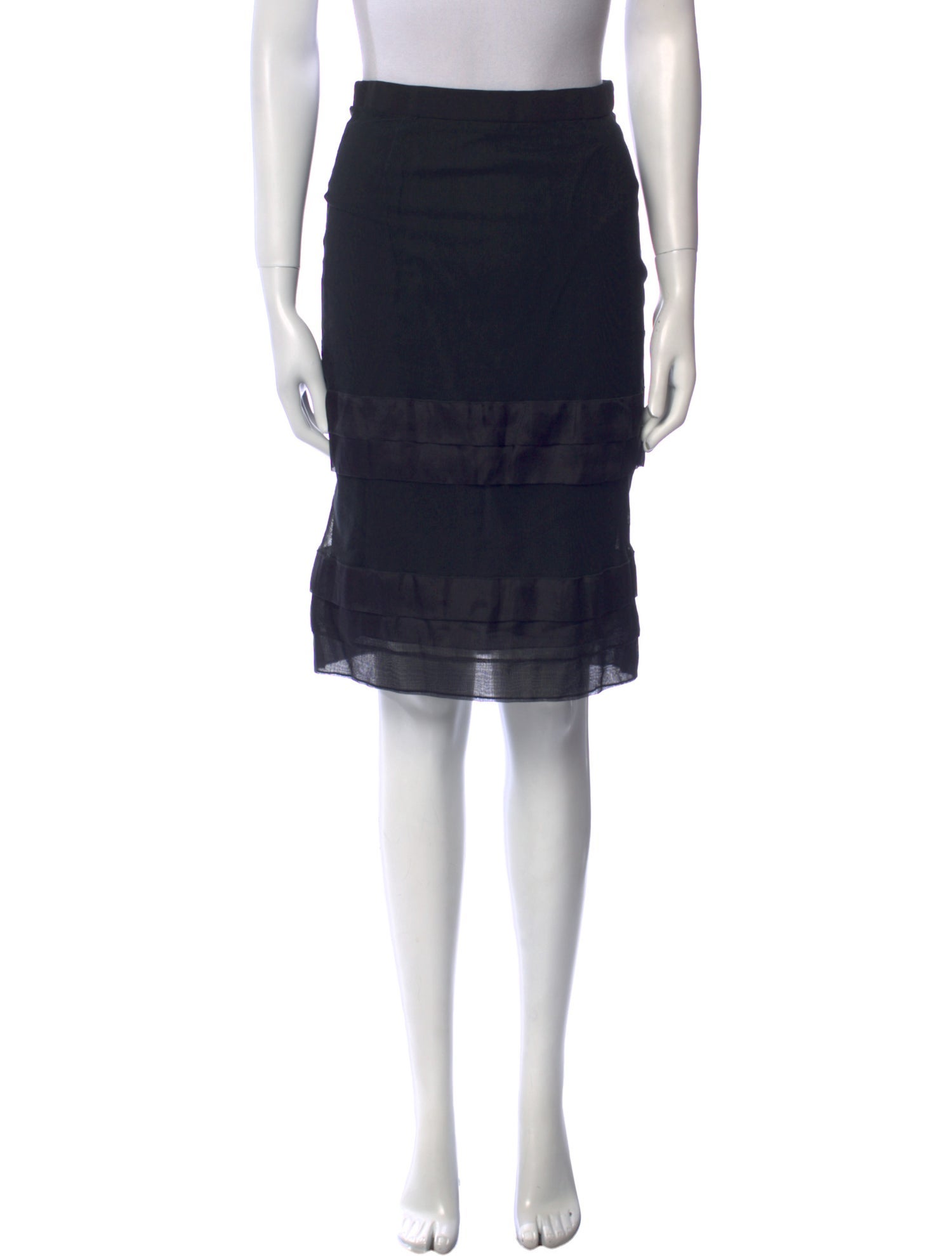 Valentino Lace Trim Embellishment Knee-Length Skirt