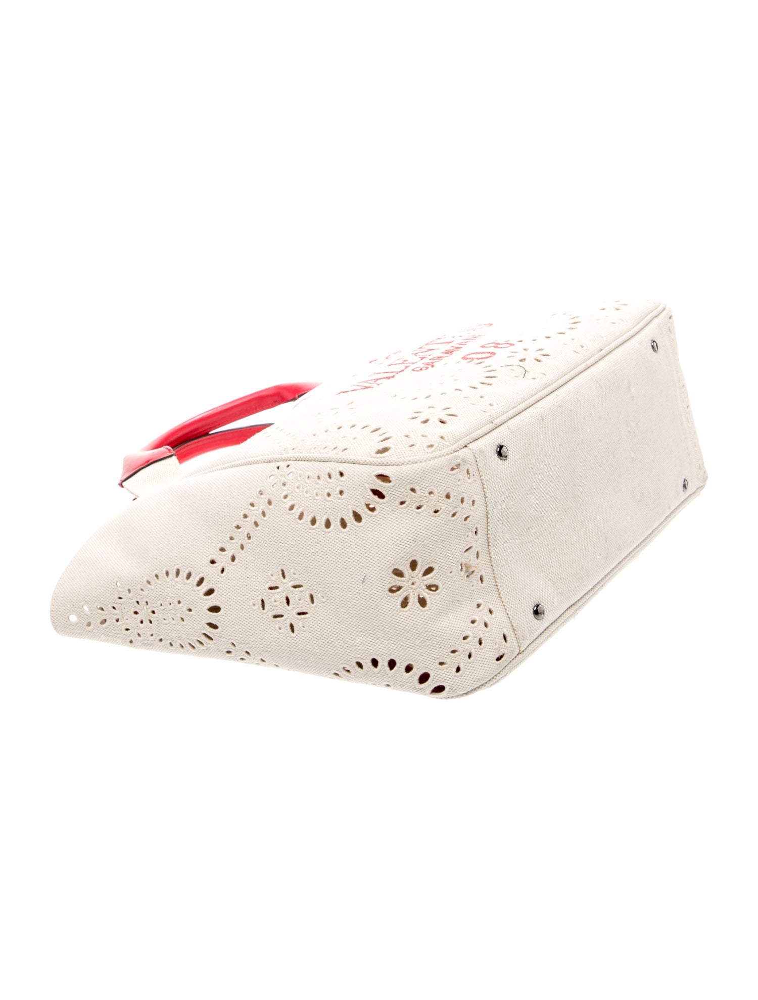 Valentino Canvas Top Handle Bag Medium