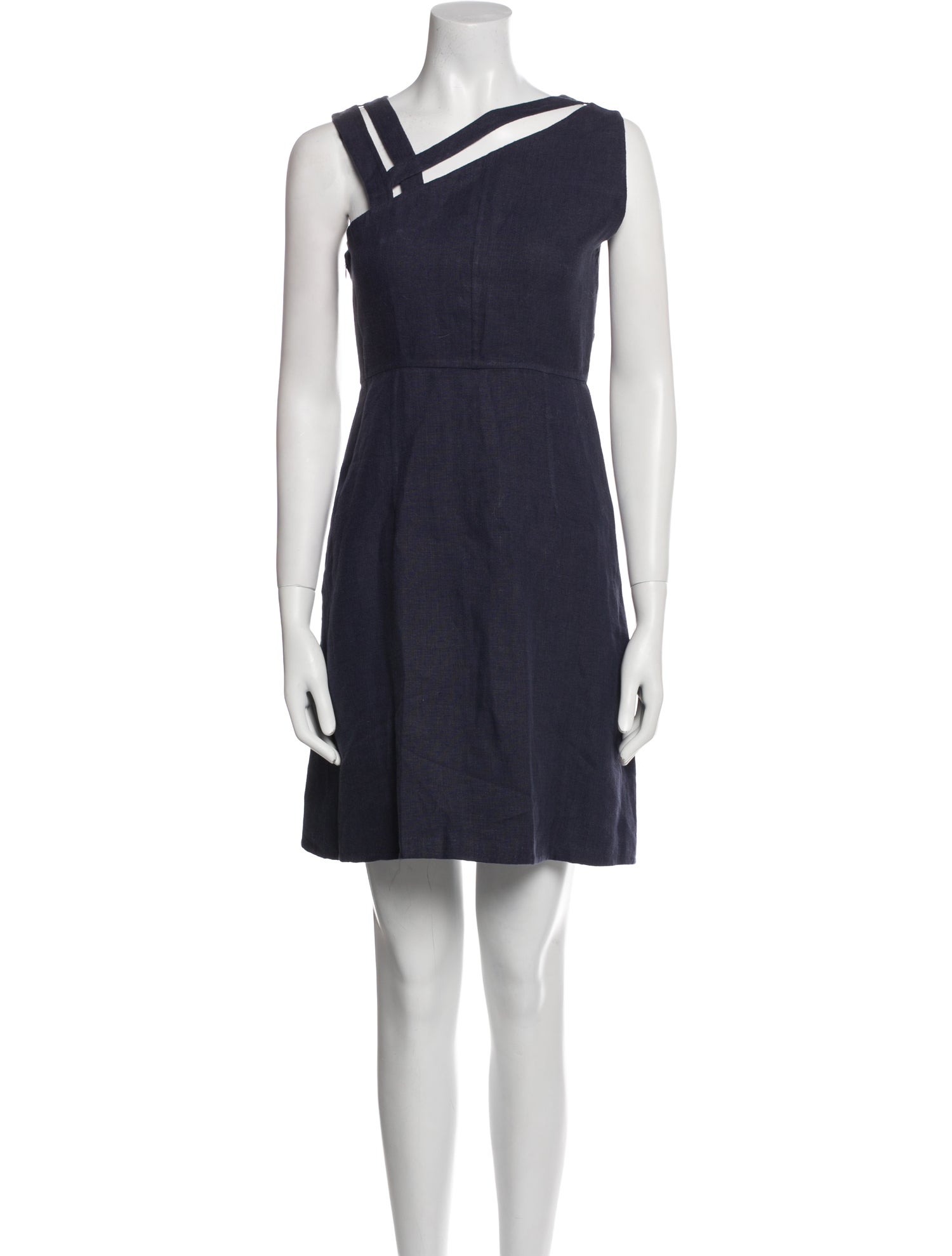 Valentino One-Shoulder Mini Dress