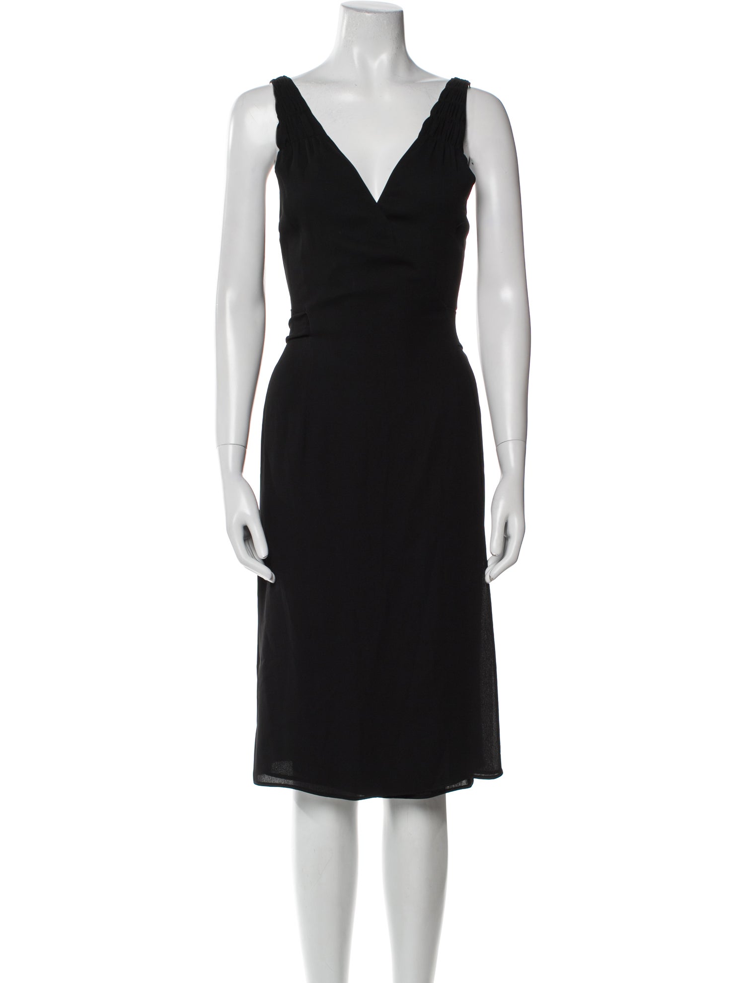 Valentino V-Neck Midi Length Dress