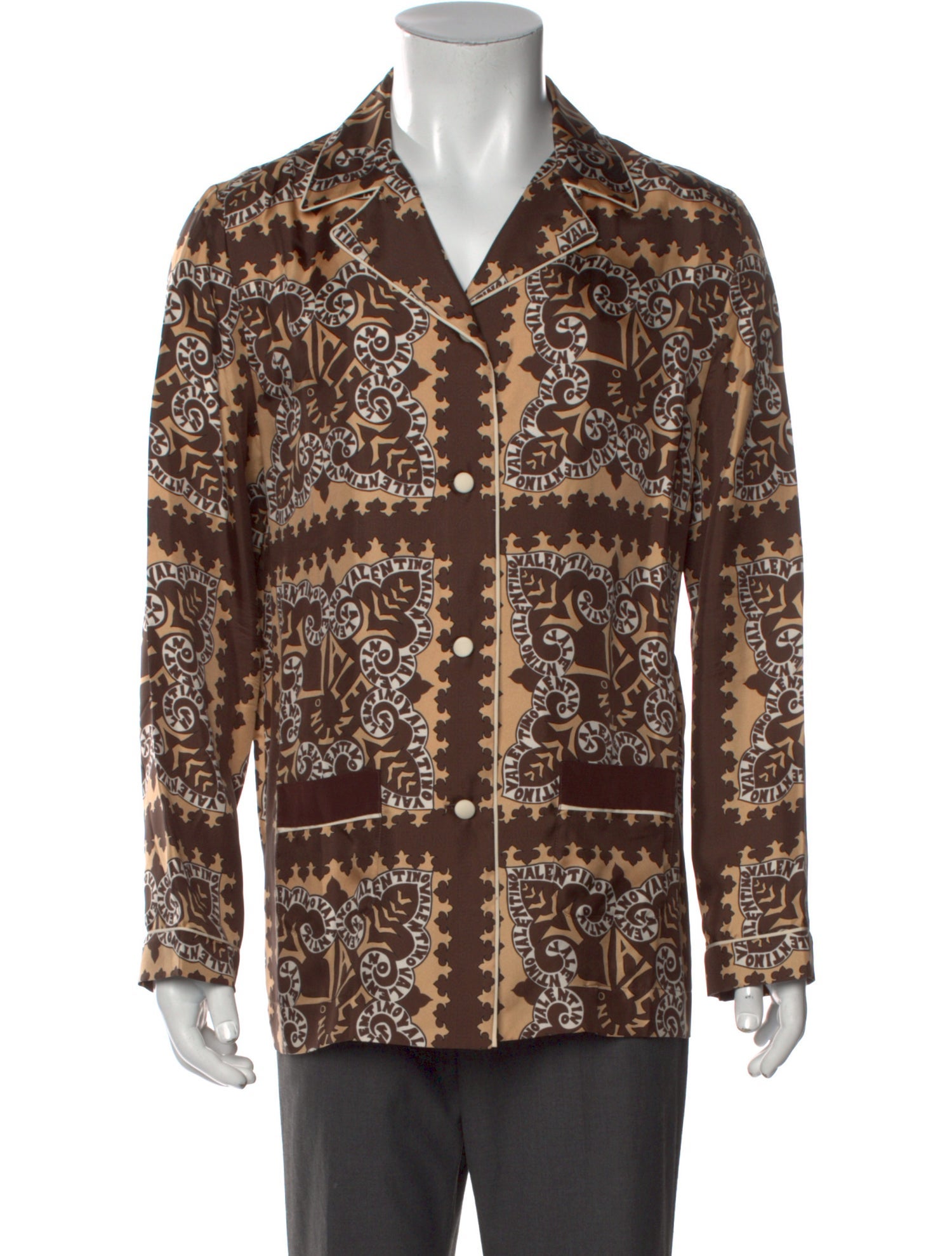 Valentino Silk Printed Shirt
