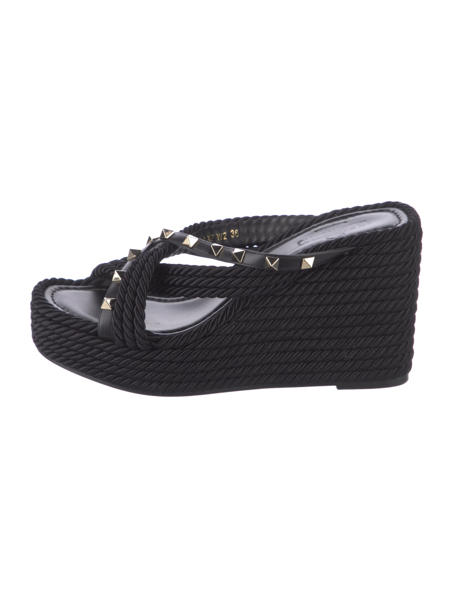 Valentino Rockstud Accents Studded Accents Espadrilles