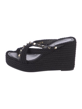 Valentino Rockstud Accents Studded Accents Espadrilles