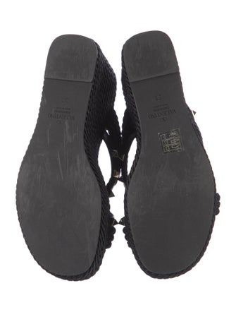 Valentino Rockstud Accents Studded Accents Espadrilles