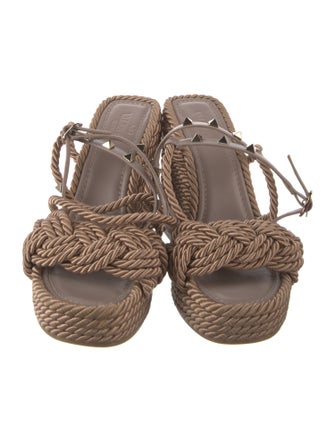 Valentino Rockstud Accents Studded Accents Espadrilles